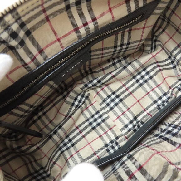 BURBERRY Black Leather Tote Bag - Picture 5 of 11